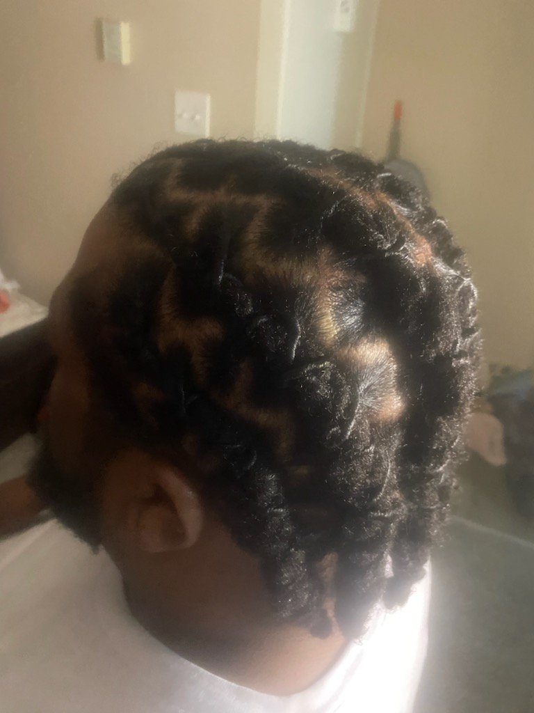 Fresh loc work by Keturah, neat from the root