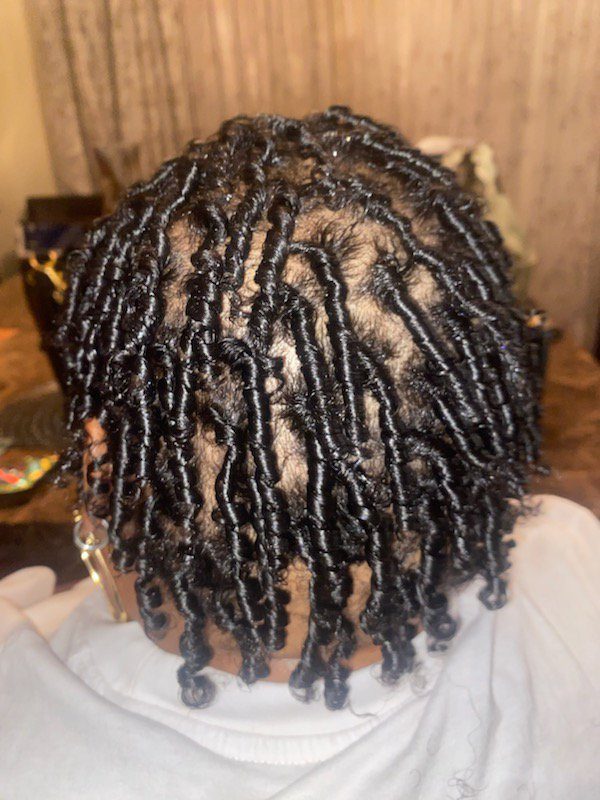 Starter locs by Keturah — fresh comb coils